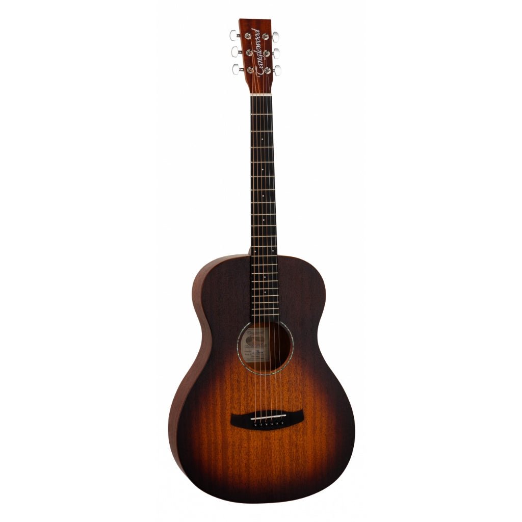 Tanglewood TC8 Crossroads Parlour Acoustic Guitar - Whiskey Burst Satin Acoustic Guitars Sky Music