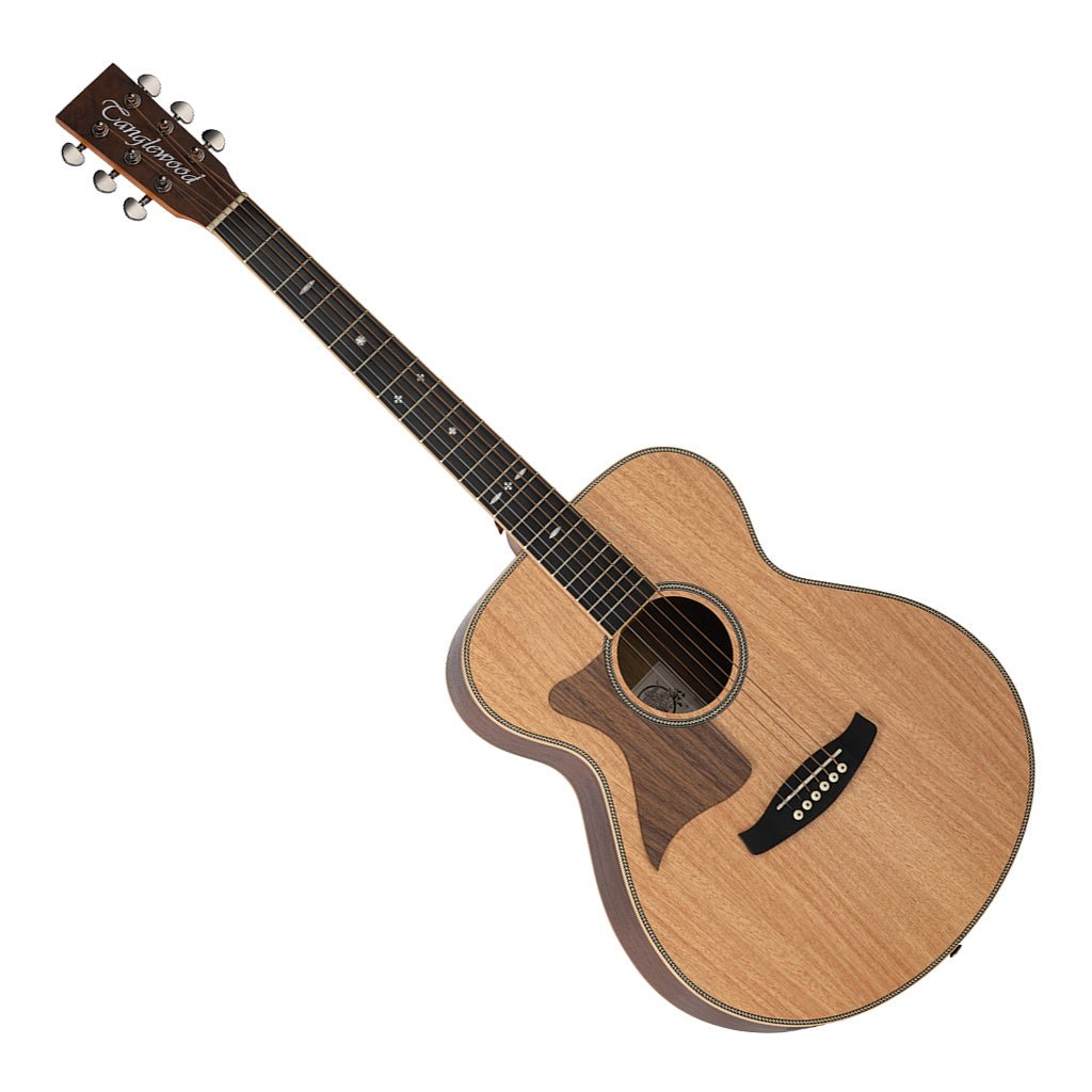 Tanglewood TRU3-HR-LH Reunion Pro Solid Australian Red Cedar Top Folk with Hawaiian Rain Wood Back and Sides Left Handed Acoustic Guitars Sky Music