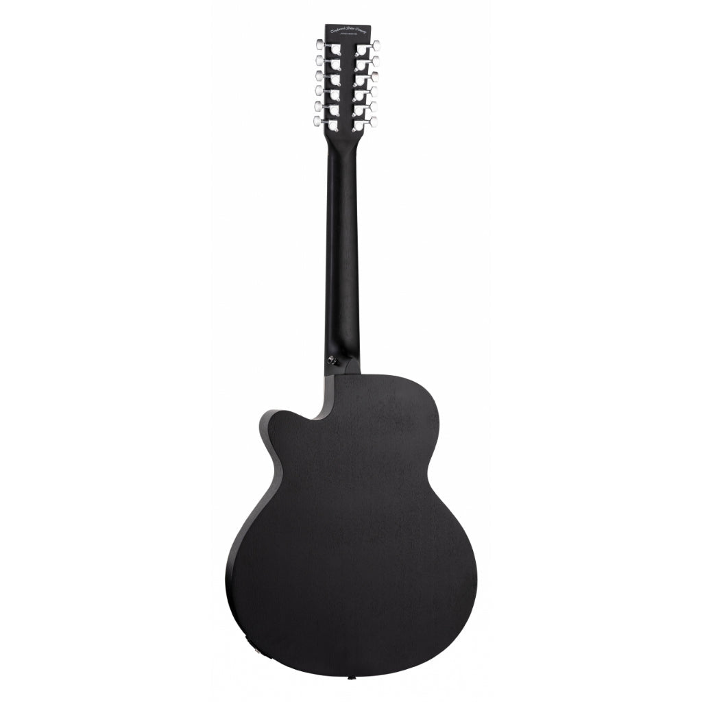 Tanglewood TWBBSFCE12 Blackbird SuperFolk 12-String Acoustic-Electric Guitar - Smokestack Satin Acoustic Guitars Sky Music