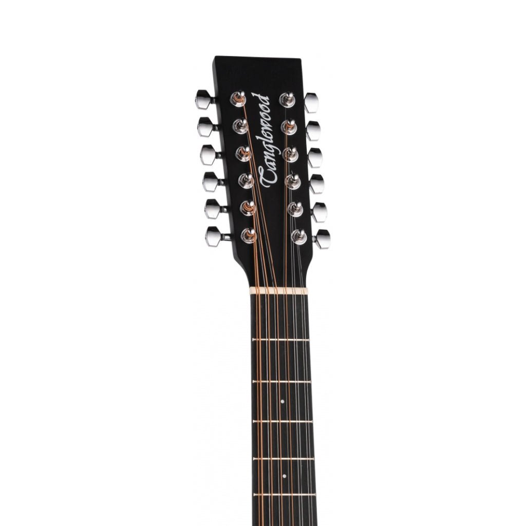 Tanglewood TWBBSFCE12 Blackbird SuperFolk 12-String Acoustic-Electric Guitar - Smokestack Satin Acoustic Guitars Sky Music