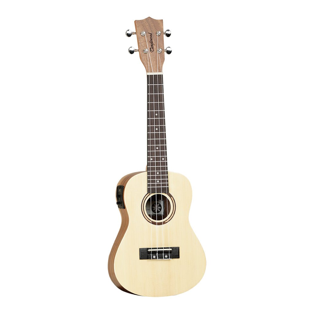 Tanglewood TWT9EB Tiare Concert Ukulele with Pickup Spruce Koa with Gig Bag Ukuleles Sky Music