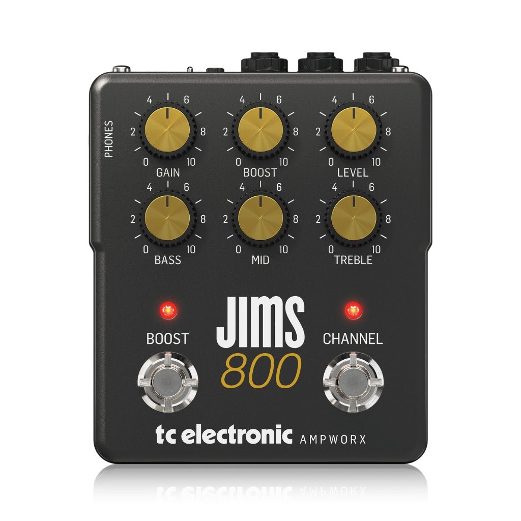 TC Electronic JIMS 800 Dual Channel Guitar Preamp Pedal Effects Pedals Sky Music