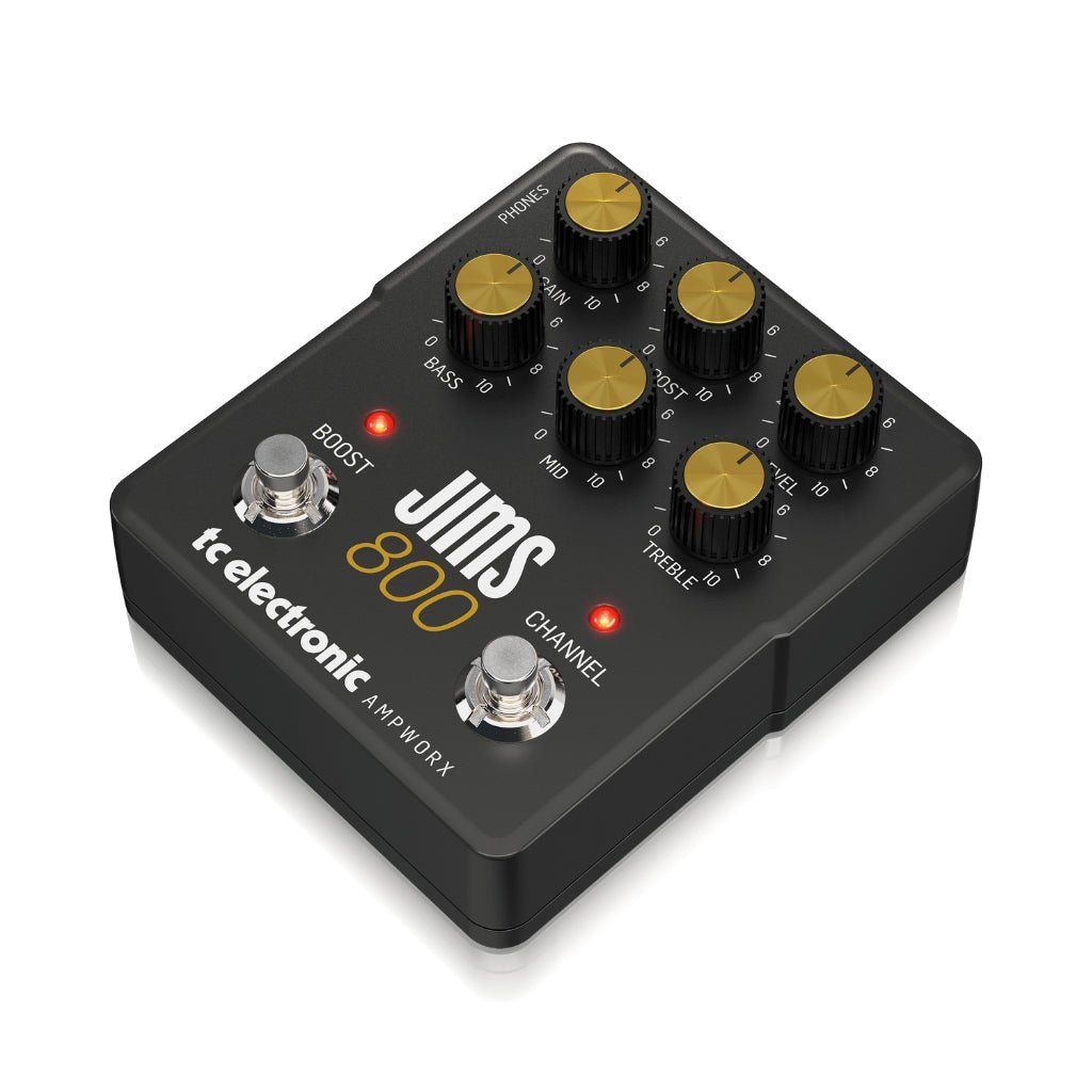 TC Electronic JIMS 800 Dual Channel Guitar Preamp Pedal Effects Pedals Sky Music