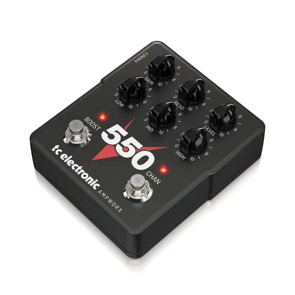 TC Electronic V550 Dual Channel Guitar Preamp Pedal Effects Pedals Sky Music
