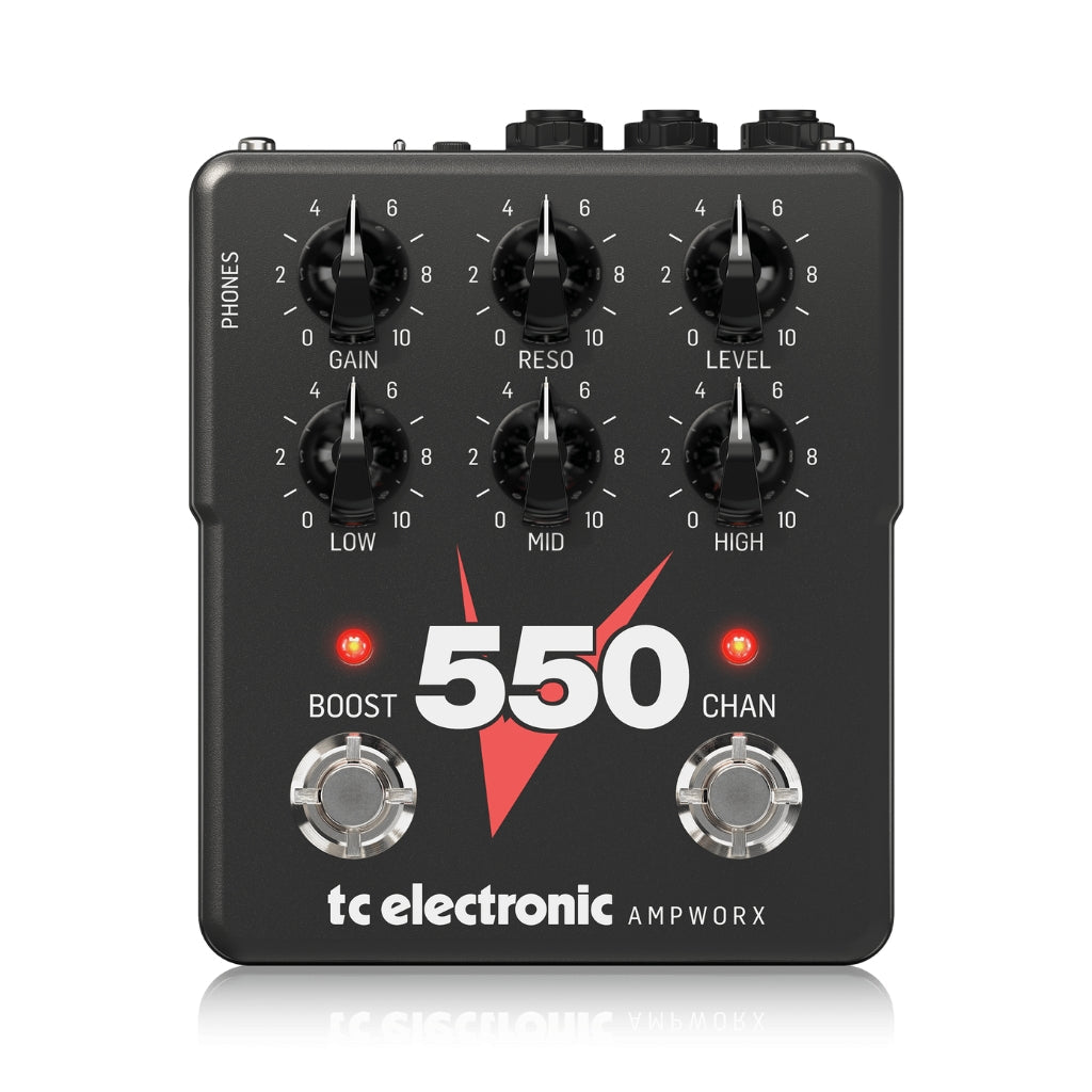 TC Electronic V550 Dual Channel Guitar Preamp Pedal Effects Pedals Sky Music