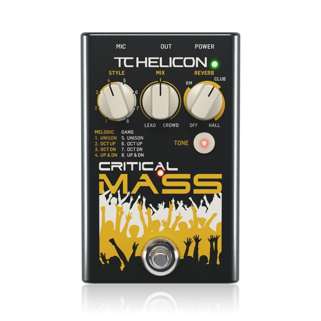 TC Helicon Critical Mass Vocal Harmony Effects Pedal Effects Pedals Sky Music