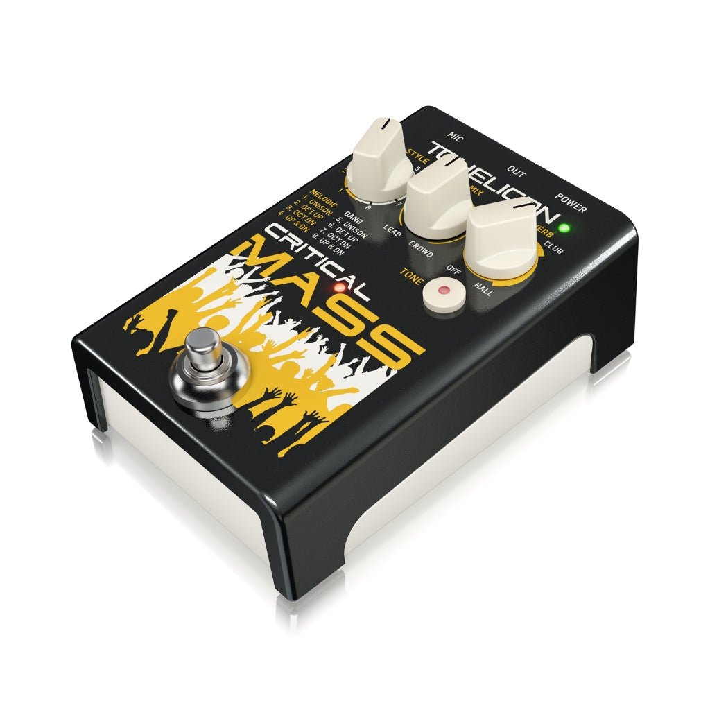TC Helicon Critical Mass Vocal Harmony Effects Pedal Effects Pedals Sky Music