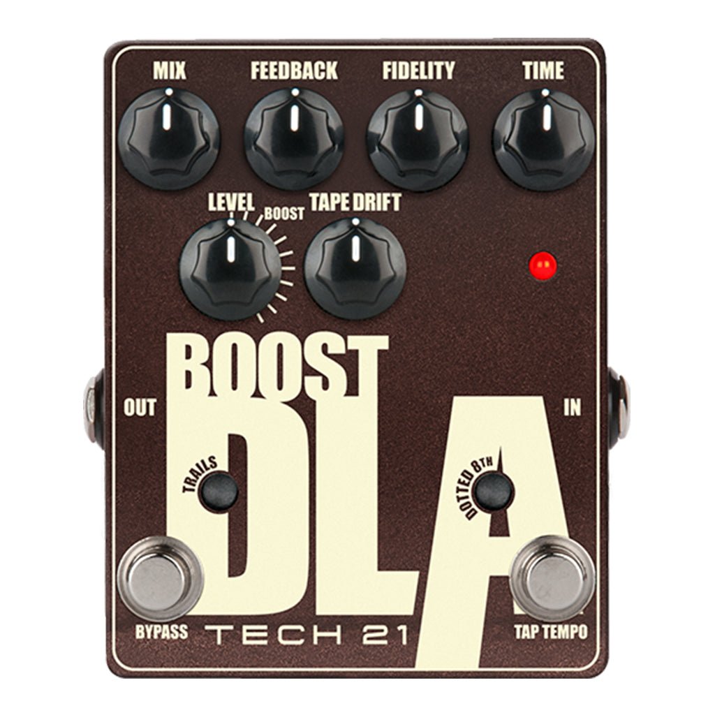 TECH 21 Boost DLA Metallic Delay Pedal Effects Pedals Sky Music