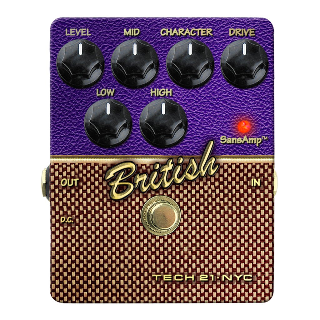 TECH 21 Character British Pedal V2 Effects Pedals Sky Music