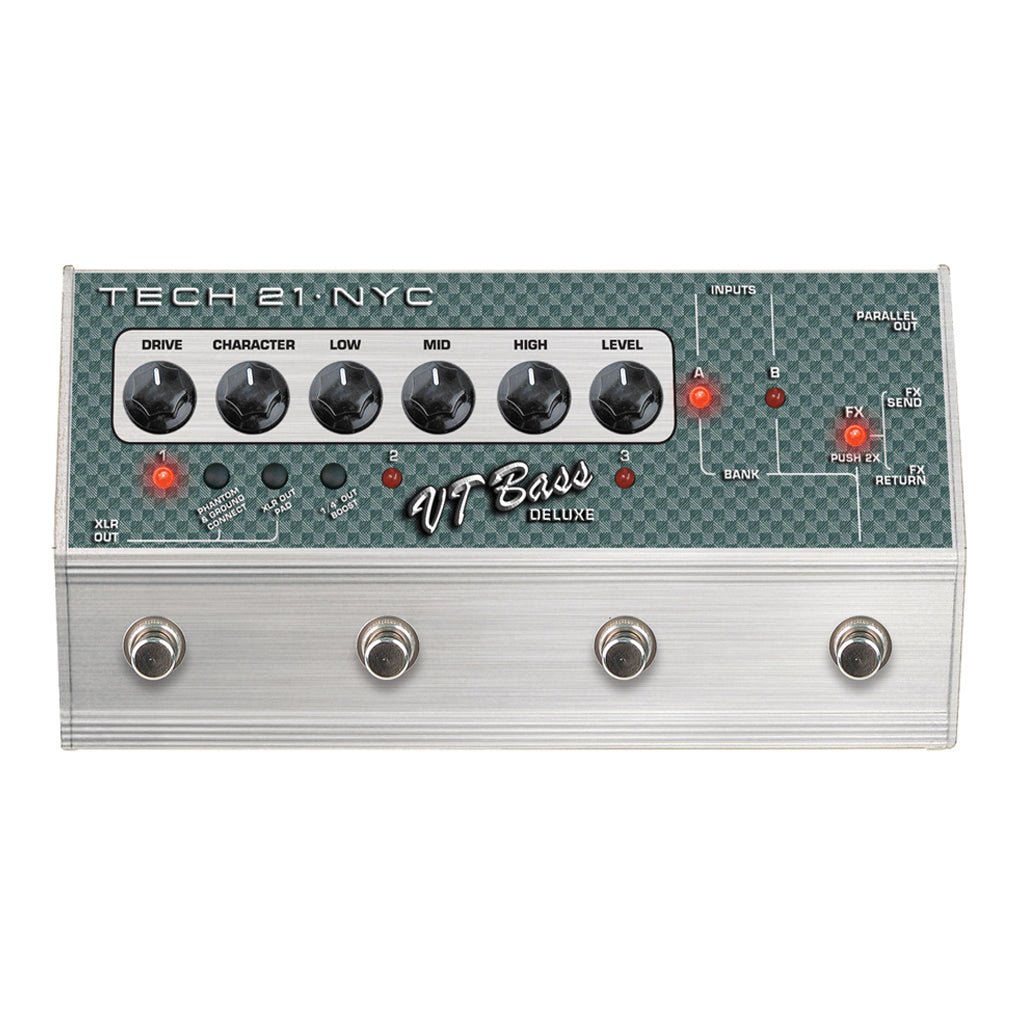 TECH 21 Character VT-Bass Deluxe Sansamp Effects Pedals Sky Music
