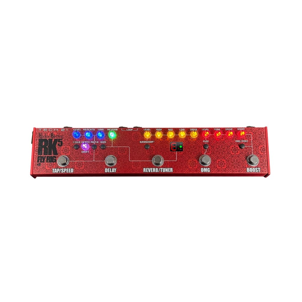 Tech 21 RK5 V3 Ritchie Kotzen Signature Fly Rig Multi-Effects Pedal Effects Pedals Sky Music