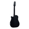 Takamine GD30 Series 12 String Dreadnought AC EL Guitar with Cutaway in Black Gloss Finish