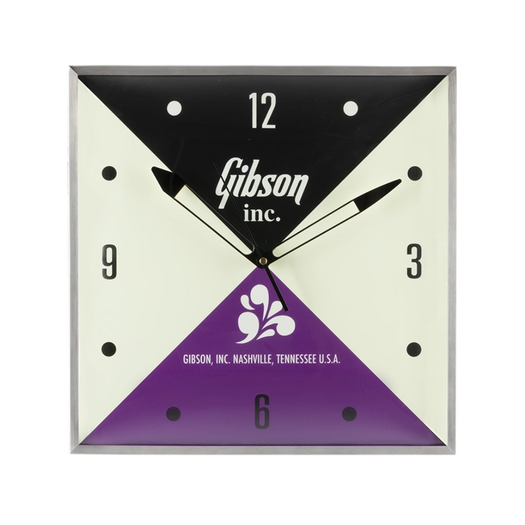 The Gibson Inc Vintage Lighted Wall Clock Merchandise & Apparel Sky Music