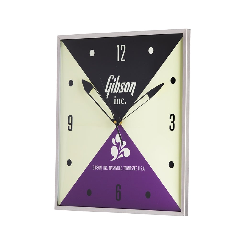 The Gibson Inc Vintage Lighted Wall Clock Merchandise & Apparel Sky Music