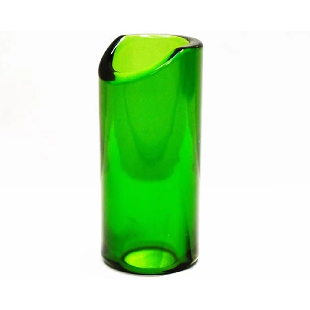 The Rock Slide Moulded Glass Slide - Medium, Green Guitar Slides Sky Music