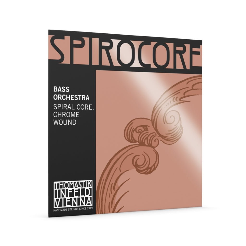 Thomastik 3885.3W Spirocore Bass 'D' 3/4 Orchestra String Weich - Tube of 12 Bowed Instrument Strings Sky Music