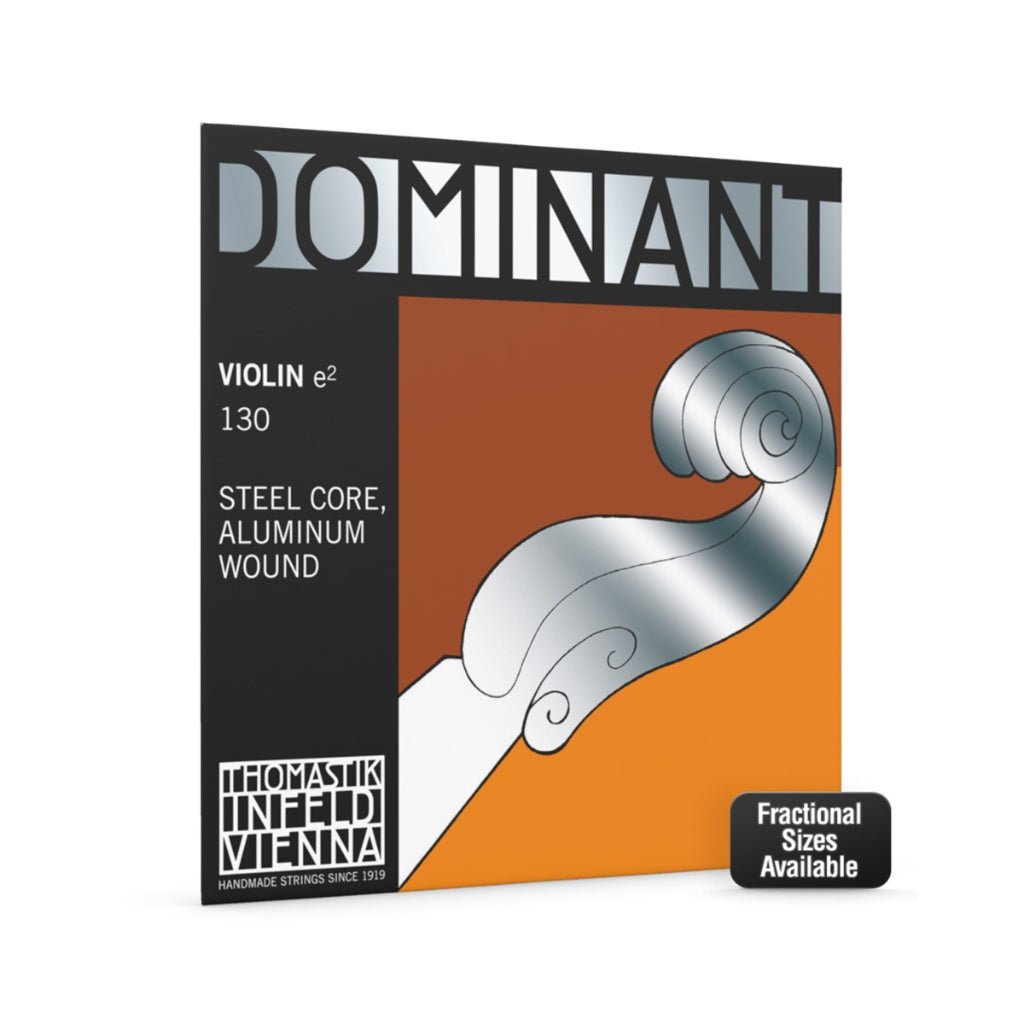 Thomastik Dominant 130H Violin E String - 1/2 Size Medium Bowed Instrument Strings Sky Music