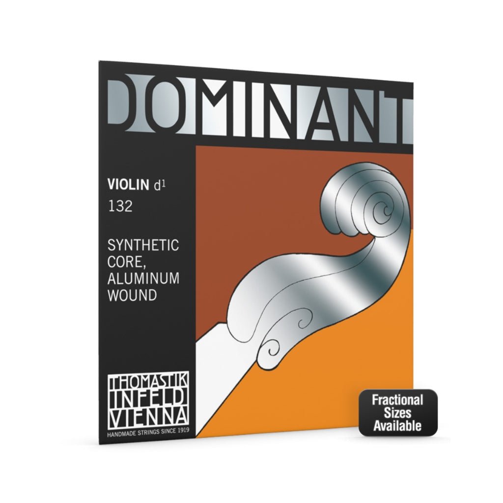 Thomastik Dominant 132H 1/2 Violin D String Medium Synthetic Core Bowed Instrument Strings Sky Music