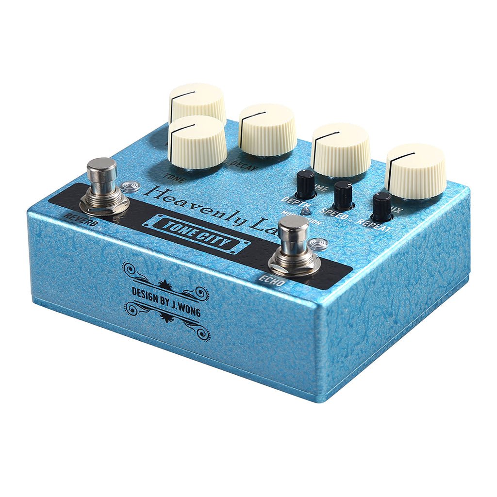 Tone City Audio – Deluxe Series-Heavenly Lake - Delay and Reverb Effects Pedals Sky Music