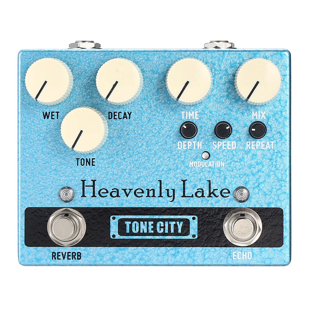 Tone City Audio – Deluxe Series-Heavenly Lake - Delay and Reverb Effects Pedals Sky Music