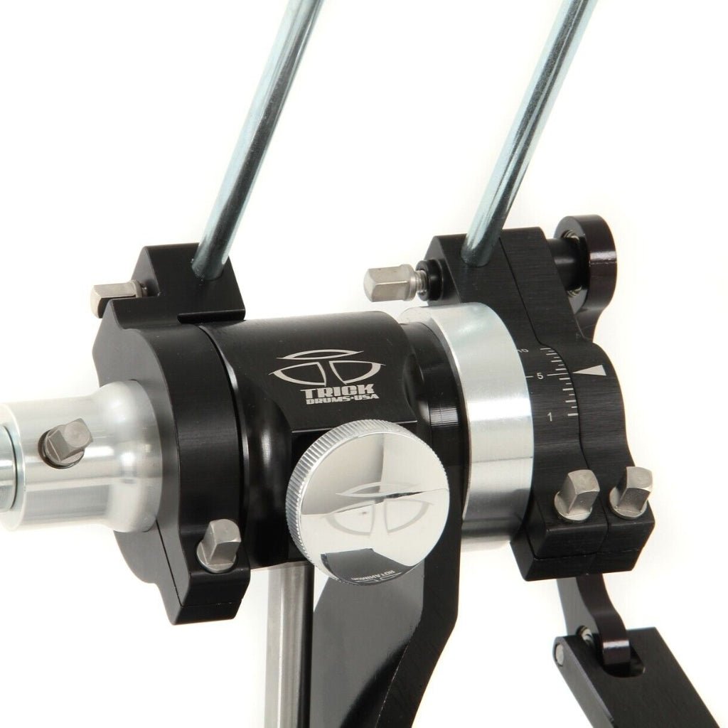 Trick Drums Dominator Double Pedal, Black Drum Hardware Sky Music