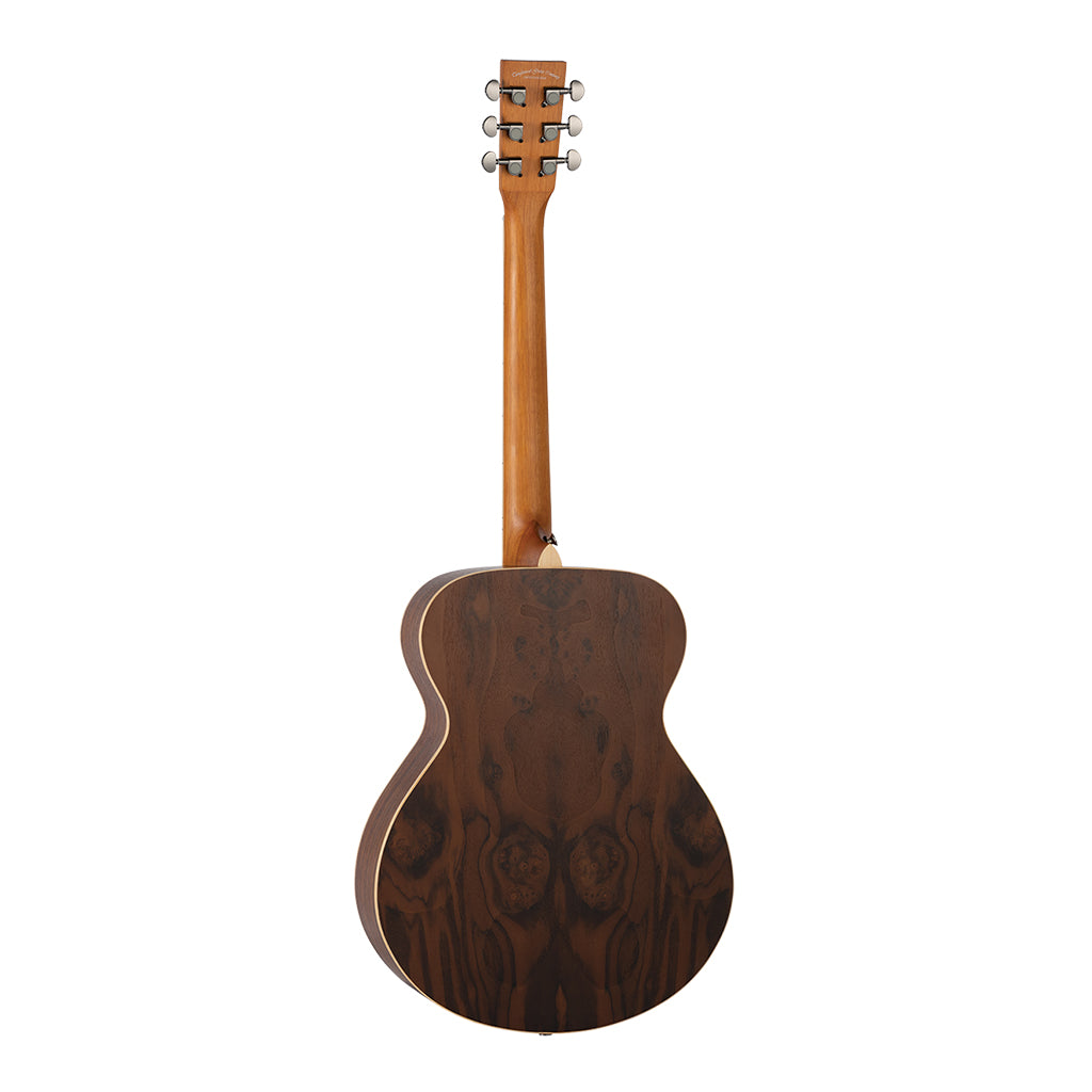 Tanglewood TRU3 HR LH Reunion Pro Solid Australian Red Cedar Top Folk with Hawaiian Rain Wood Back and Sides Left Handed