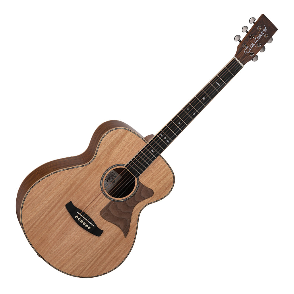 Tanglewood TRU3 HR Reunion Pro Solid Australian Red Cedar Top Folk with Hawaiian Rain Wood Back and Sides