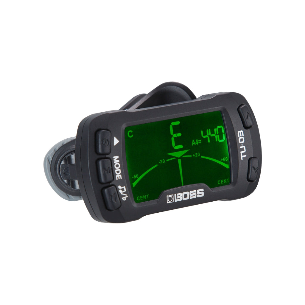 Boss - TU-03 - Clip-On Tuner & Metronome