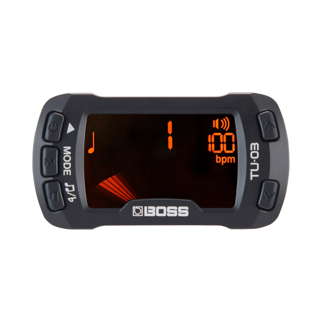 Boss - TU-03 - Clip-On Tuner & Metronome