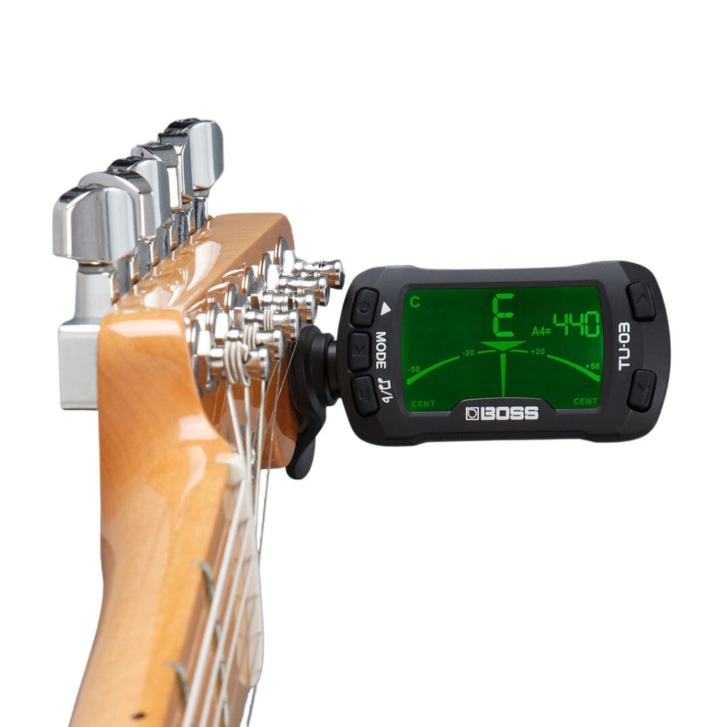 Boss - TU-03 - Clip-On Tuner & Metronome