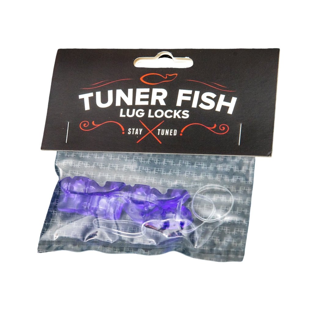 Tuner Fish Lug Locks 4 Pack - Purple Drum Accessories Sky Music