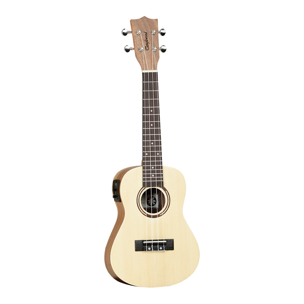 Tanglewood TWT9EB Tiare Concert Ukulele with Pickup Spruce Koa with Gig Bag