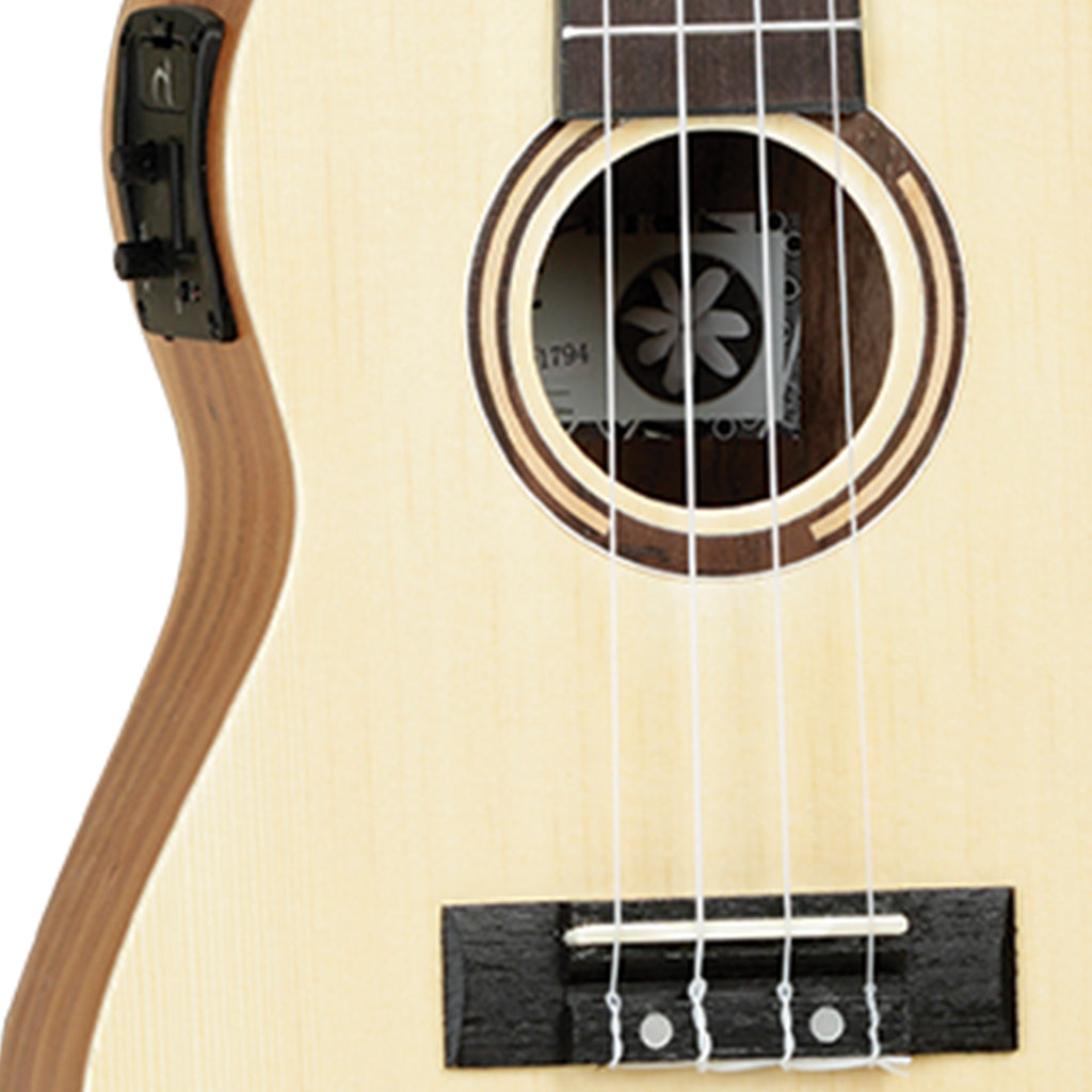 Tanglewood TWT9EB Tiare Concert Ukulele with Pickup Spruce Koa with Gig Bag