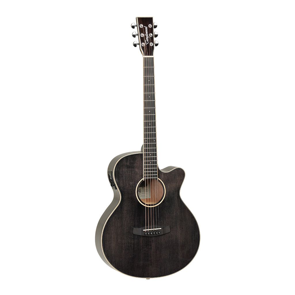 Tanglewood TW4BS Winterleaf SF C/E Black Shadow Gloss