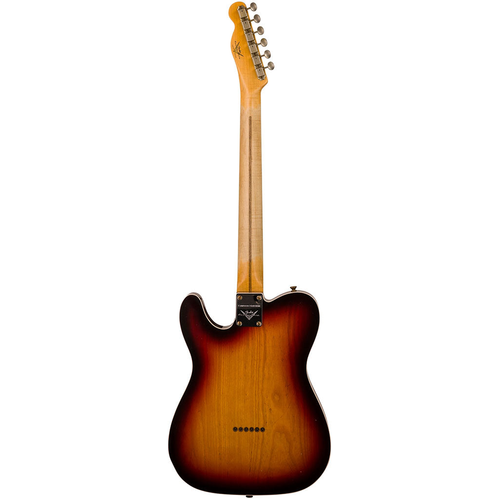 Fender Custom Shop '50s Twisted Telecaster Custom - Journeyman Relic - Left Handed - Chocolate 3 Colour Sunburst (Limited Edition)