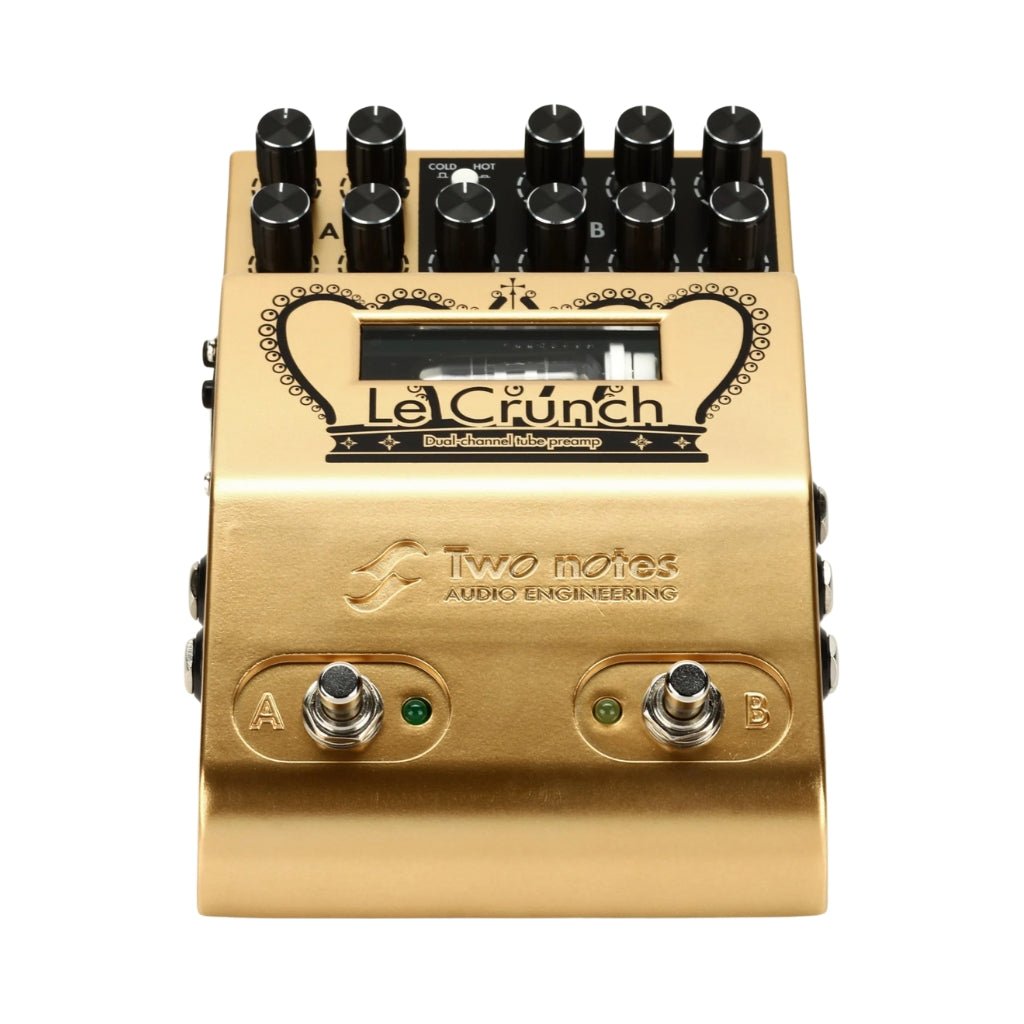 Two Notes Le Crunch 2-channel British Tones Tube Preamp Pedal Effects Pedals Sky Music