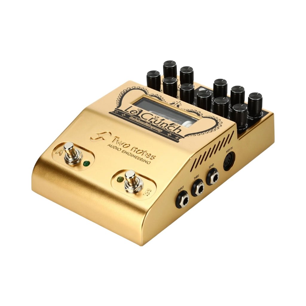 Two Notes Le Crunch 2-channel British Tones Tube Preamp Pedal Effects Pedals Sky Music
