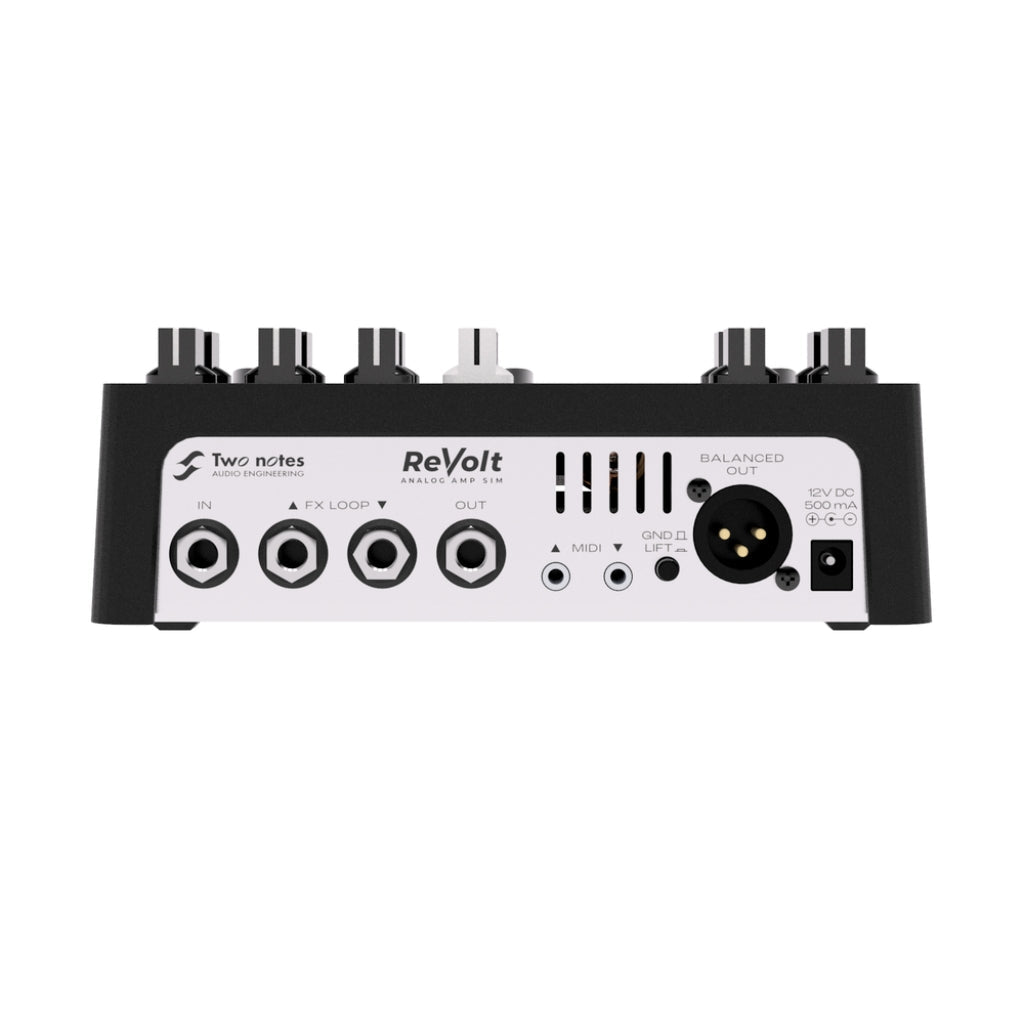 Two Notes Revolt Guitar 3 Channel Guitar Amp Sim Pedal Effects Pedals Sky Music
