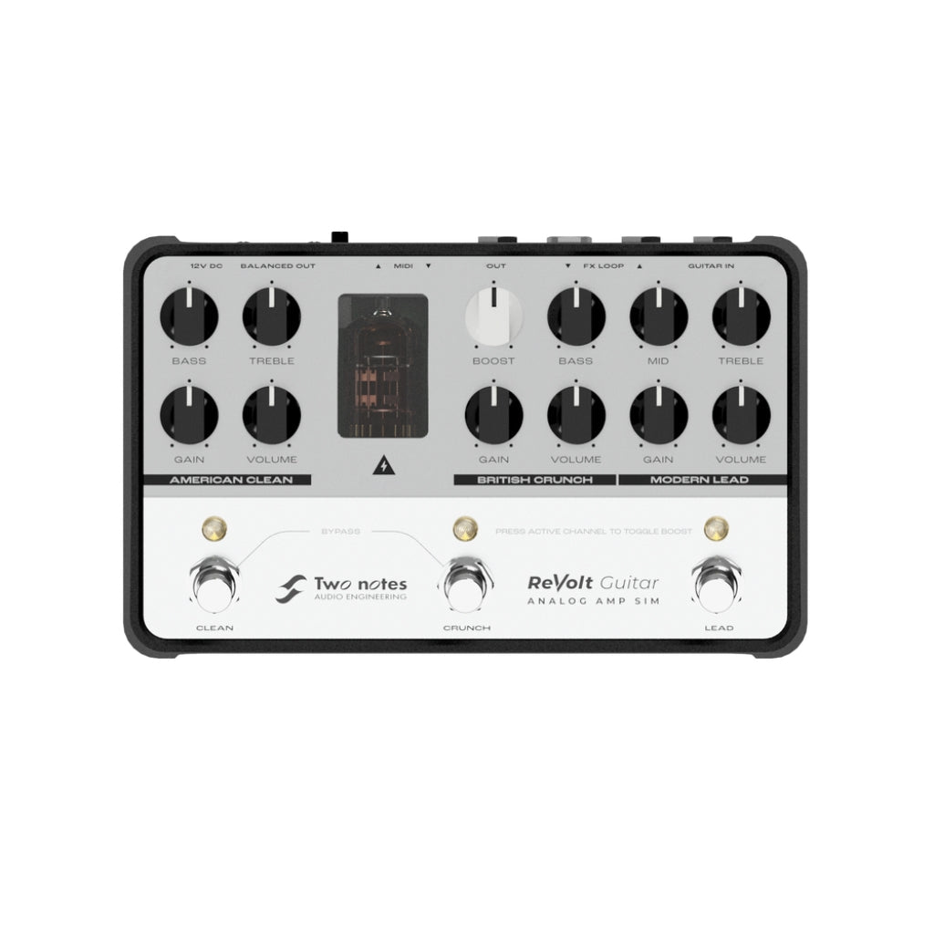 Two Notes Revolt Guitar 3 Channel Guitar Amp Sim Pedal Effects Pedals Sky Music
