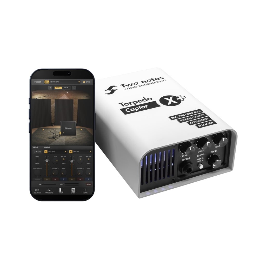 Two Notes Torpedo Captor X+ 8-ohm Reactive Load Box DI Boxes & Signal Processing Sky Music