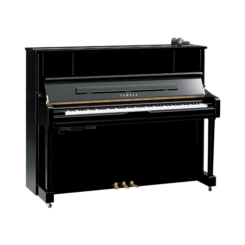 Yamaha - U1JSC3PE - 121cm Upright Piano with SC3 Silent System in Polished Ebony