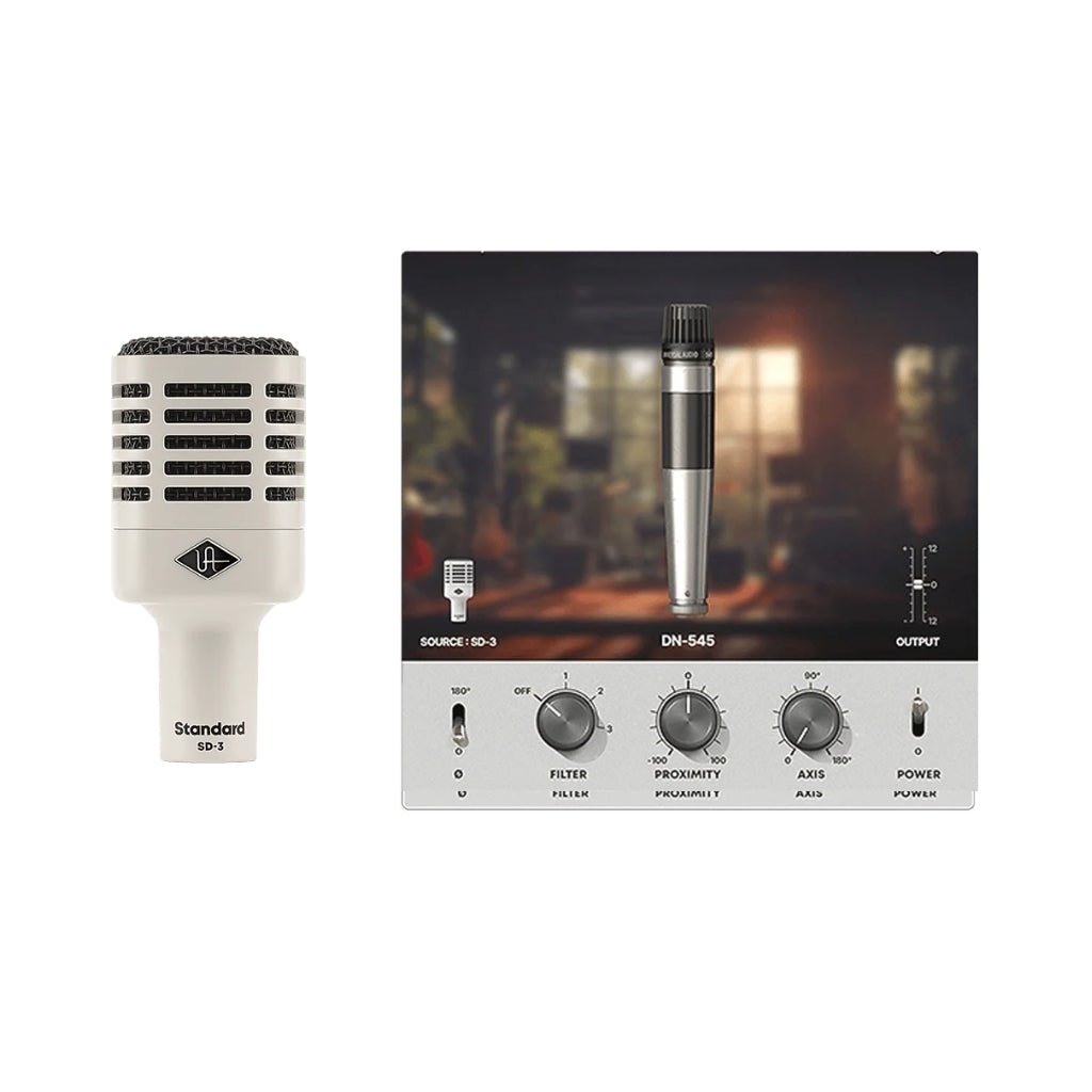 Universal Audio SD-3 Dynamic Microphone with Hemisphere Modeling Microphones Sky Music