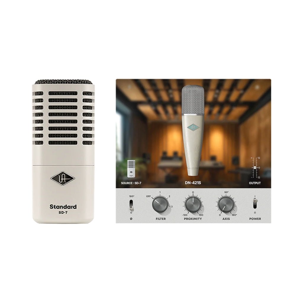 Universal Audio SD-7 Dynamic Microphone with Hemisphere Modeling Microphones Sky Music
