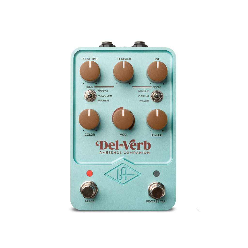 Universal Audio UAFX Del-Verb Ambience Companion Reverb and Delay Pedal Effects Pedals Sky Music
