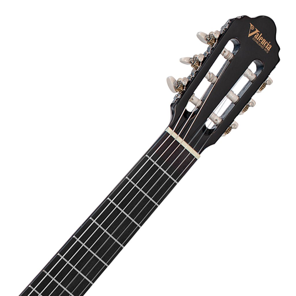 Valencia 100 Series Full Size Classical - Black Classical Guitars Sky Music