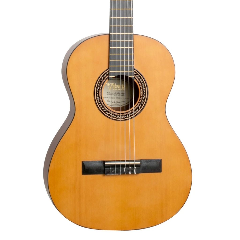 Valencia VC203HL 3/4 Hybrid Left Hand Classical Guitar Classical Guitars Sky Music