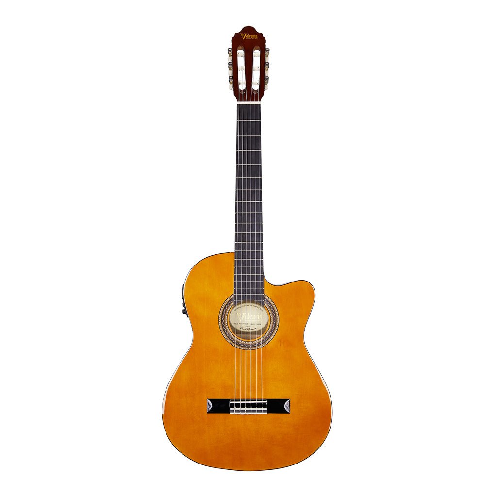 Valenica 100 Series 4/4 Classic Cutaway - Nat Classical Guitars Sky Music