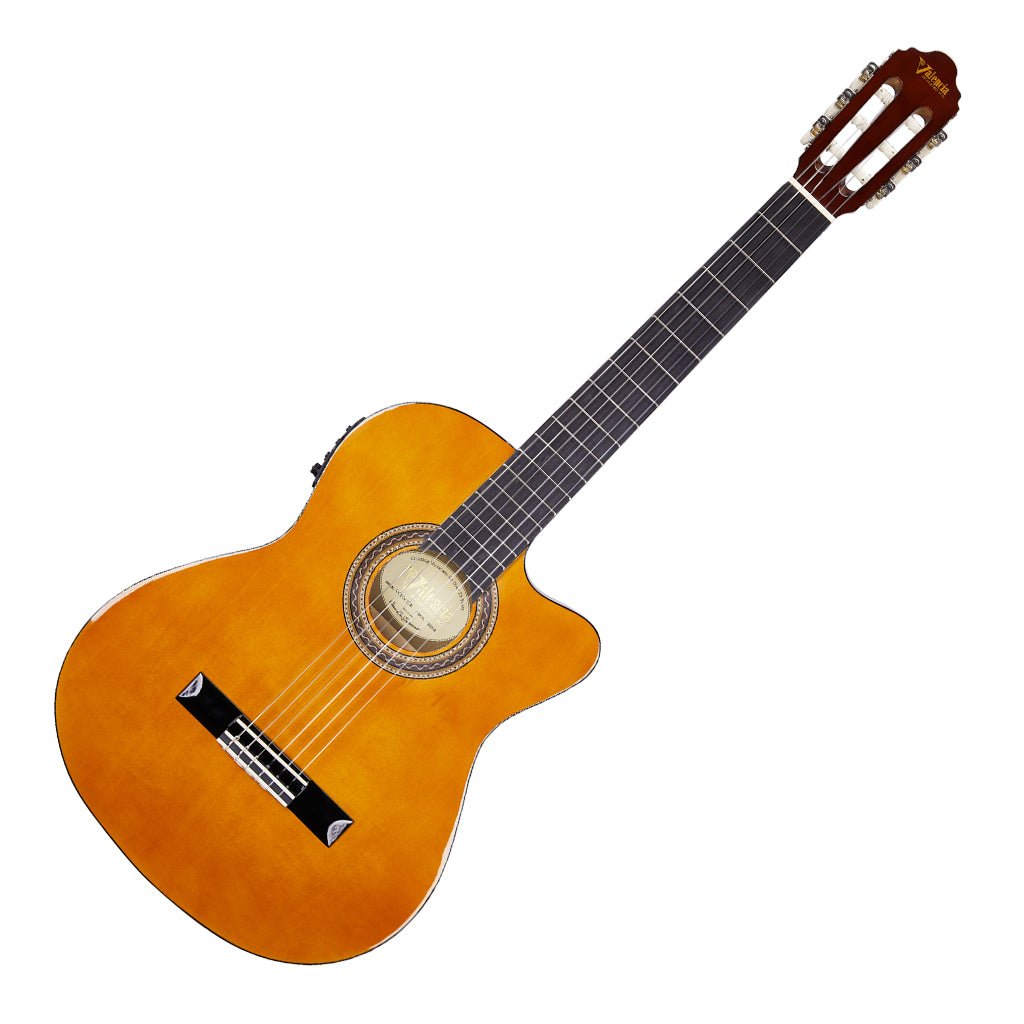 Valenica 100 Series 4/4 Classic Cutaway - Nat Classical Guitars Sky Music