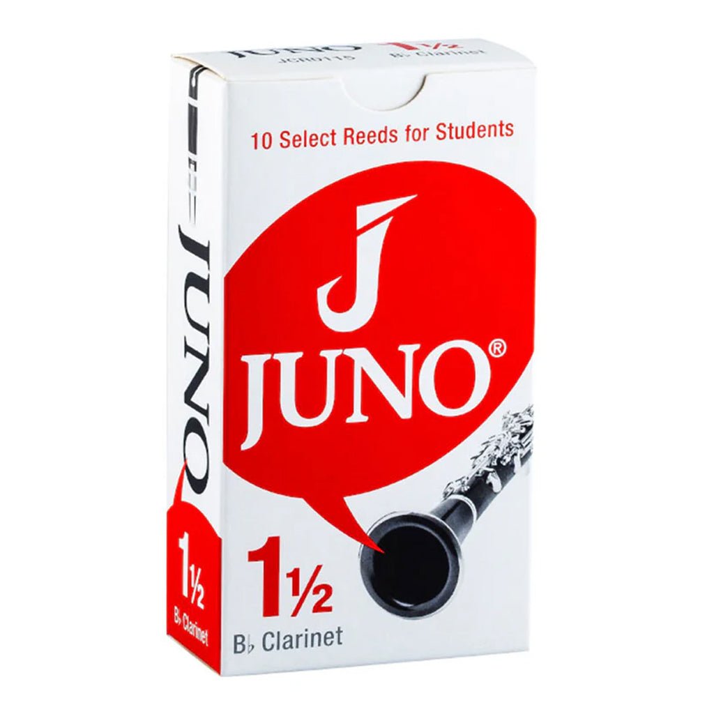 Vandoren Juno B-Flat Clarinet Reed Grade 1.5 - Box of 10 Brass &amp; Woodwind Accessories Sky Music