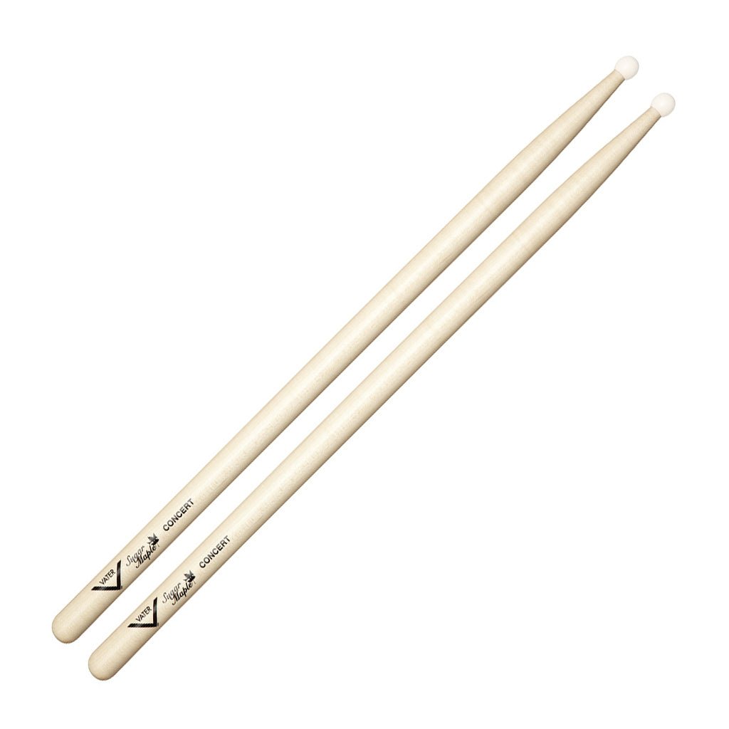 Vater Sugar Maple SD1 Concert Nylon Tip Drum Sticks Sky Music